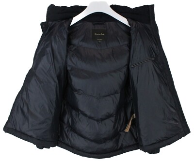 Massimo Dutti ネイビー ジャケット Massimo Dutti Massimo Dutti Bomber jacket with snap buttons