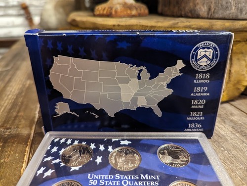 United States 2003 State Quarters Proof Set Box Plus COA San Francisco Mint - Picture 6 of 7