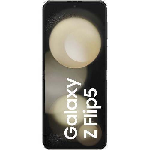 Samsung Galaxy Z Flip5 kremowy atrapa telefonu komórkowego - rekwizyt, dekoracja, reklama - Zdjęcie 2 z 2