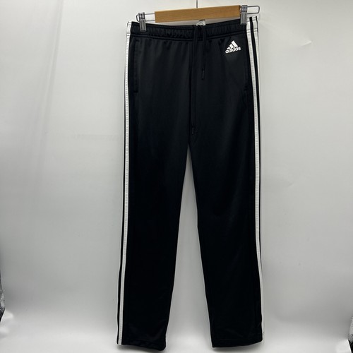 Adidas schwarz/weiß 3-Streifen Laufjoggerhose Größe S elastische Taille