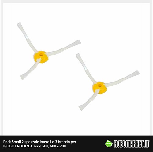 KIT RICAMBI 2 SPAZZOLE 3 BRACCIA PER ROOMBA 605 610 612 615 616 620 621 625  630 | eBay