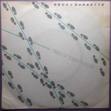 Rocky Burnette - Tired Of Toein' The Line (7" single) j/b p/s Dutch 1A006-63449
