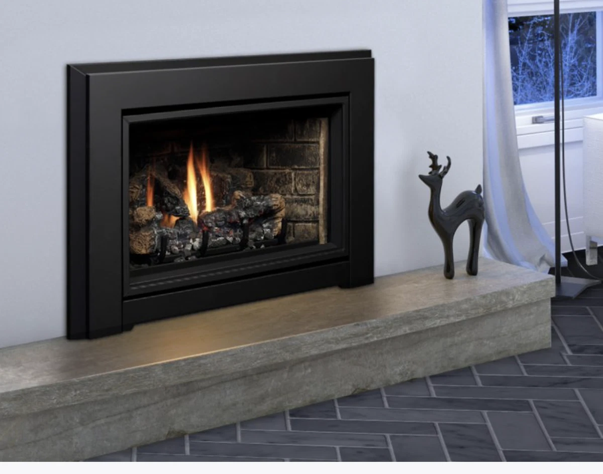 Kingsman IDV34 34u0026#034; DV Gas Fireplace Insert, Proflame 2 IPI Ignition,  NG-IDV34NE2 | eBay