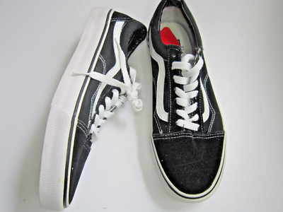 Vans Old Skool Schwarz Weiß Sneaker Schnürschuhe Gr. 41 unisex  S1026