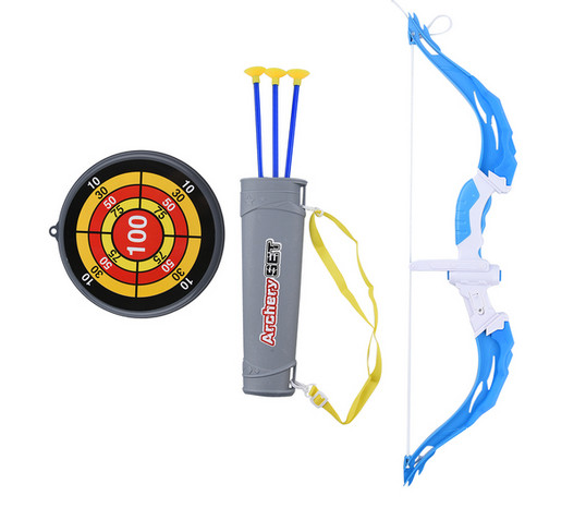 Kids Archery Includes BLUE Bow, Arrows, Target & Arrow Quiver Toy Bow & Arrow
