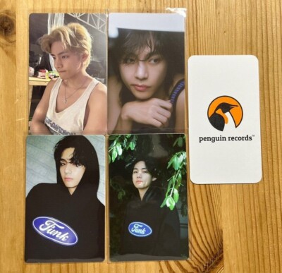 BTS V - Layover M2U RECORD SOUNDWAVE LUCKY DRAW PHOTO CARD | eBay