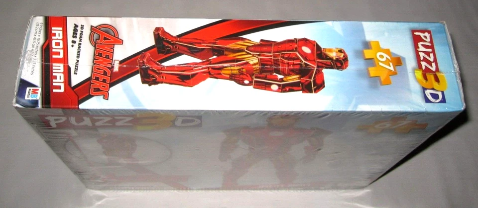 Puzzle PUZZ3D Iron Man Marvel Avengers Milton Bradley 67 Piezas TOTALMENTE NUEVO/SELLADO Foto 4 de 4