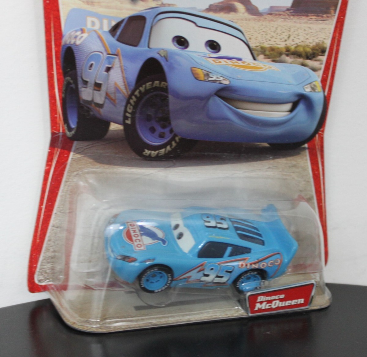 2-SET KING & DINOCO MCQUEEN Pixar Cars Die Cast 2006 1st Ed Desert