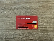 MoviePass RED Card Rare Memorabilia Collectors Item Unsigned