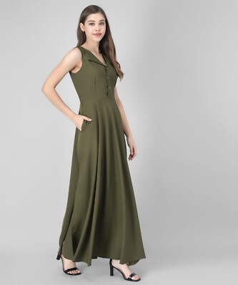 green emerald velvet dress Western Dress For Women in BURGUNDY By MQ1732