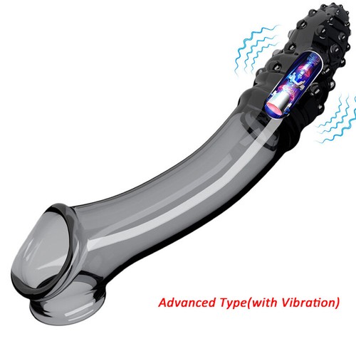 MALE' Cock Girth Enlarger Enhancer Penis Extension Extender Sheath Sleeve Condom - Picture 14 of 15