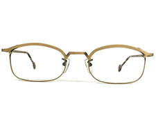 Vintage la Eyeworks Eyeglasses Frames AKIO 442 Antique Rustic Gold 52-22-140