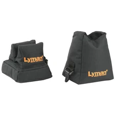 Lyman Universal Shooting Bag Rest Set Standard Size Front and Rear Bags Black