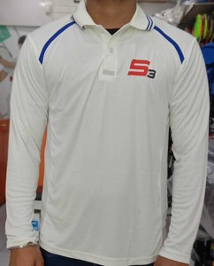 cricket white t shirt full sleeve