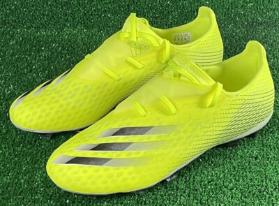 adidas Mens X Ghosted.2 FG Firm Ground Soccer Cleats Solar Yellow FW6958 Sz 11