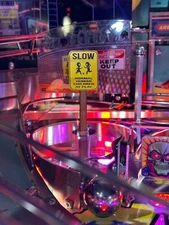 Normal Human Children Playing Street Sign MOD for Stern's Foo Fighters pinball