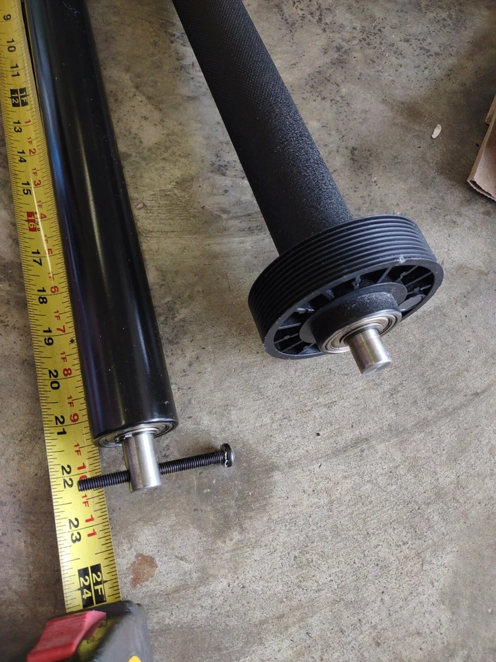 Rodillos de transmisión delanteros traseros Weslo Cadence PROBADOS OK 21 1/2" ver fotos  Foto 2 de 4