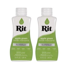 8 oz RIT All-Purpose Liquid Dye | TWO PACK | Choose from 38 Various Colors |