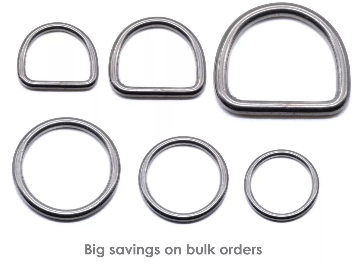 Welded metal O Rings 316 (A4 Marine) Stainless Steel Rings