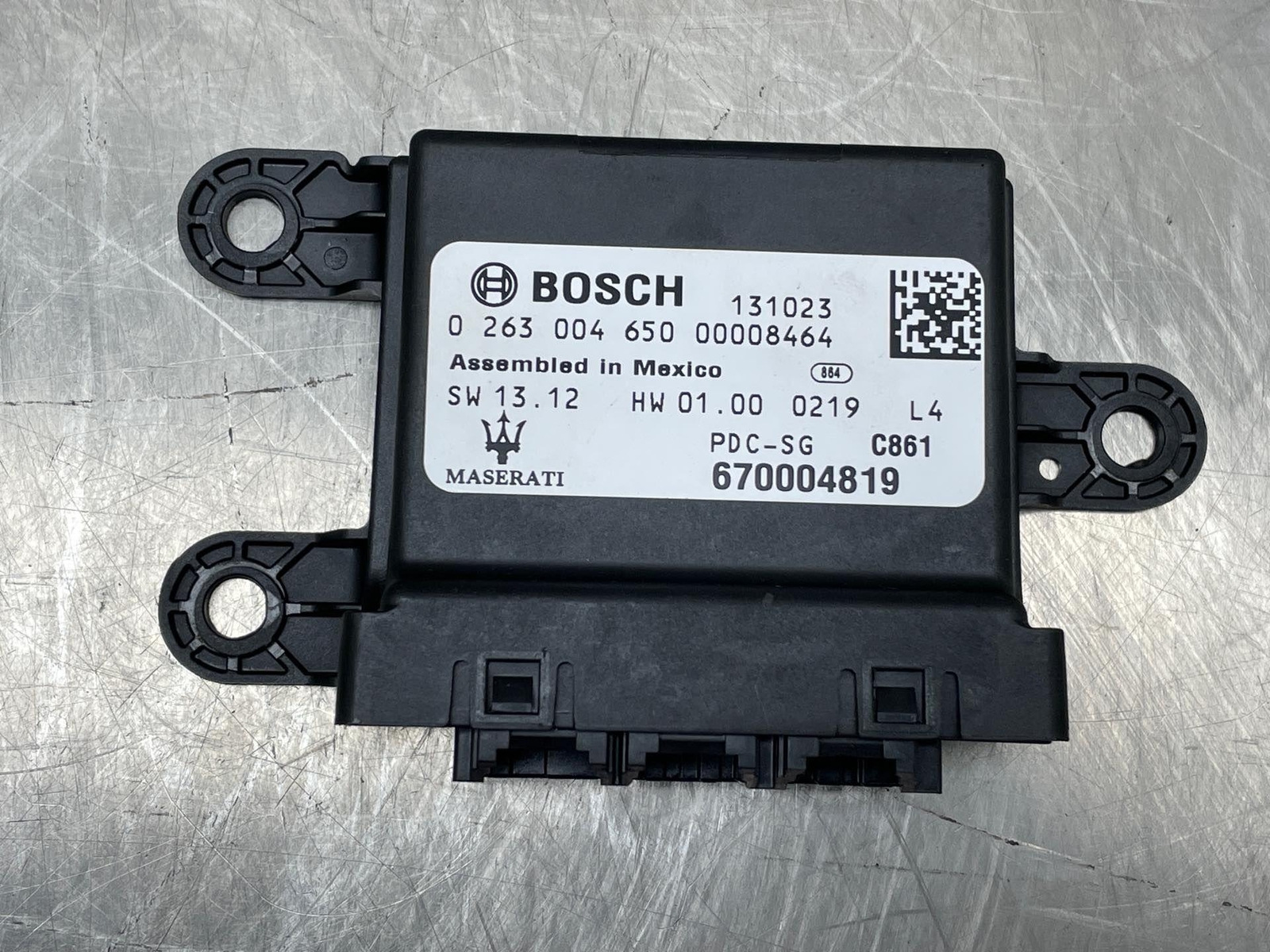 2014 Maserati Quattroporte Parking Assist Sensor Control Module ID 67000481914