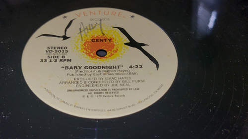 Genty You Don't Know Like I Know / Baby Goodnight 12" Vinyl 1979 Venture VG - Picture 3 of 3