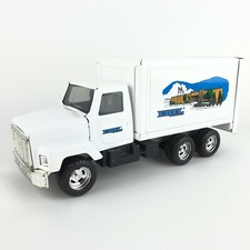 Vintage Ertl Box Delivery Truck 10" w Rear Doors Pressed Steel 3605 Headquarters