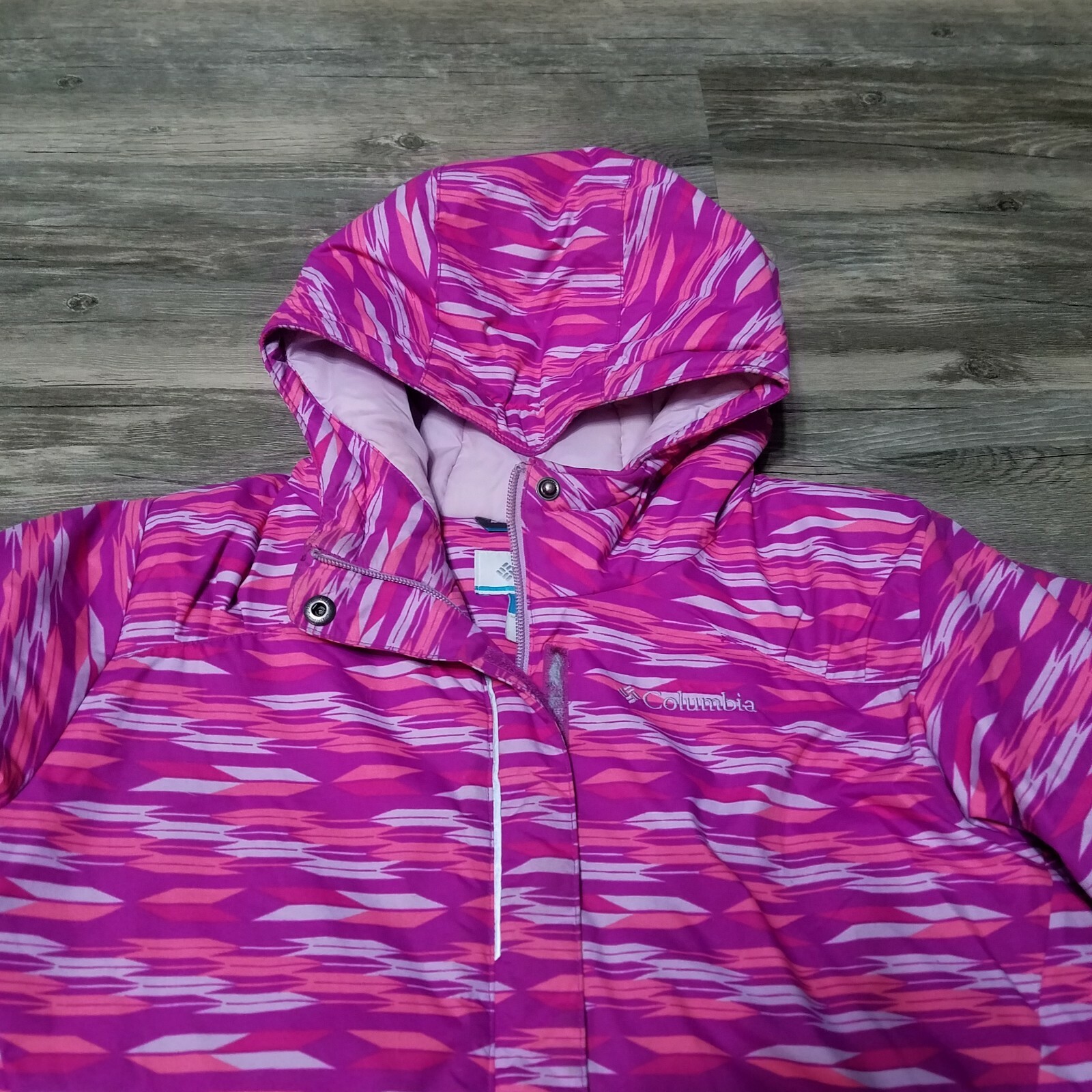 Columbia Sportswear Kids Puffer Coat Hooded Winter Wear Youth Girls Size Large L image 2