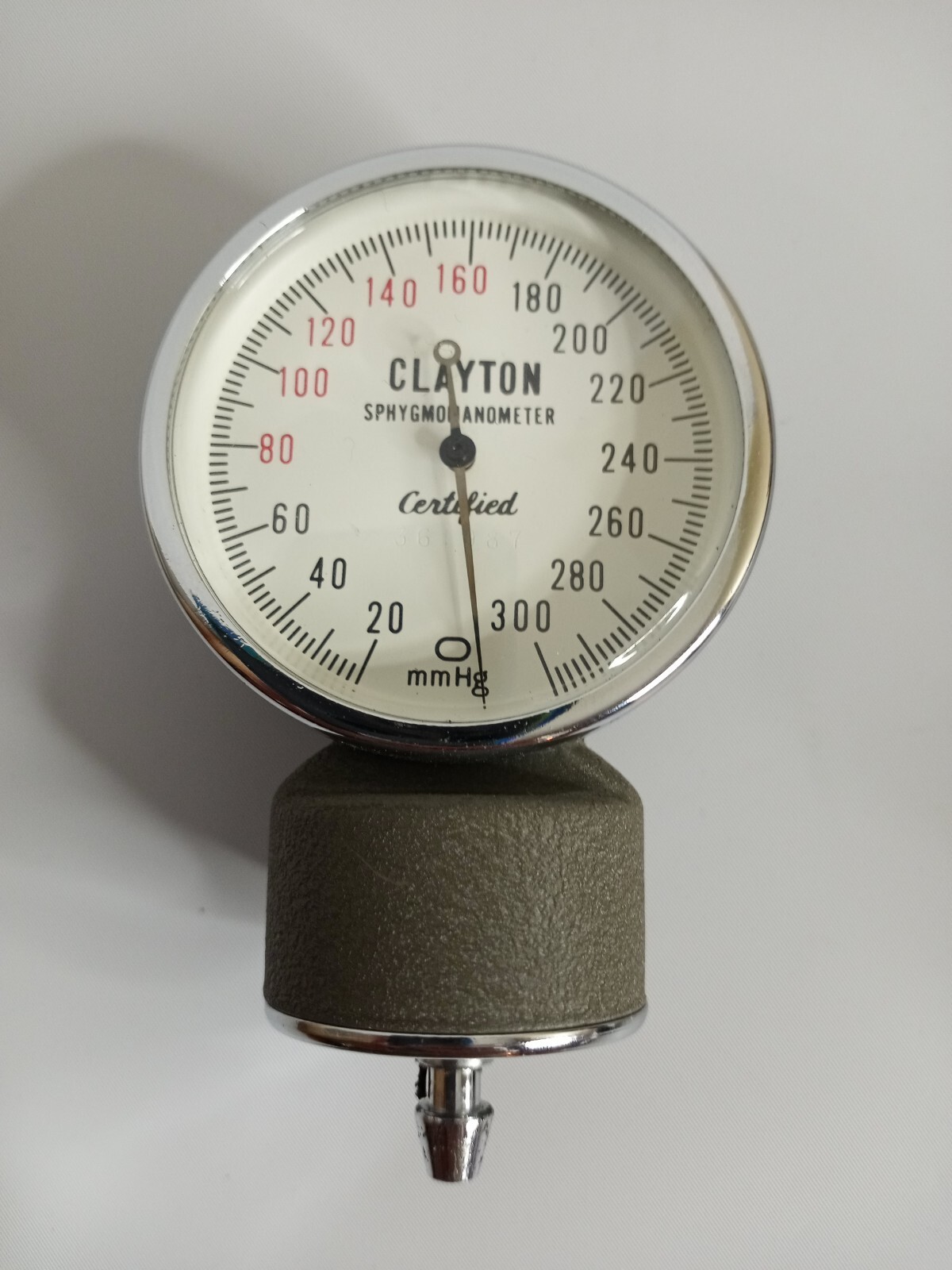 Vintage Replacement Parts Clayton Sphygmomanometer Blood Pressure Gauge
