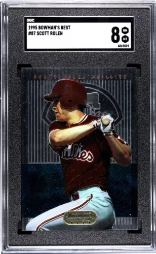 SCOTT ROLEN 1995 BOWMAN BEST SGC 8 GREAT CENTERING