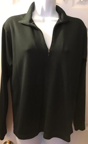 MARMOT 1/4 Zip Black Shirt Long Sleeve Base Layer 
