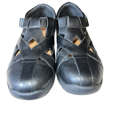 Comfortview Women's Black Shoes The Cailyn Flat Size 9 Excellent Condition