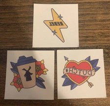 Dutch Bros Coffee Set Of 3 Promo Temporary Tattoo Bundle- June 28th 2024 NEW