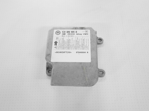 VW T5 Passat 3BG Golf 4 Airbagsteuergerät SRS ECU Module 1C0909605B 5WK43124