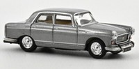 Norev 474449 Peugeot 404 Metallic Grau 1968 MaßStab 1:87 Modellauto