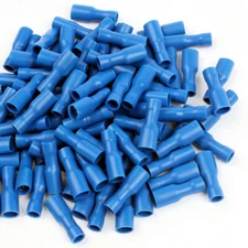 4.8mm 16-14. Fully Insulated Blue Female Spade Crimp Connector FDFD2-187