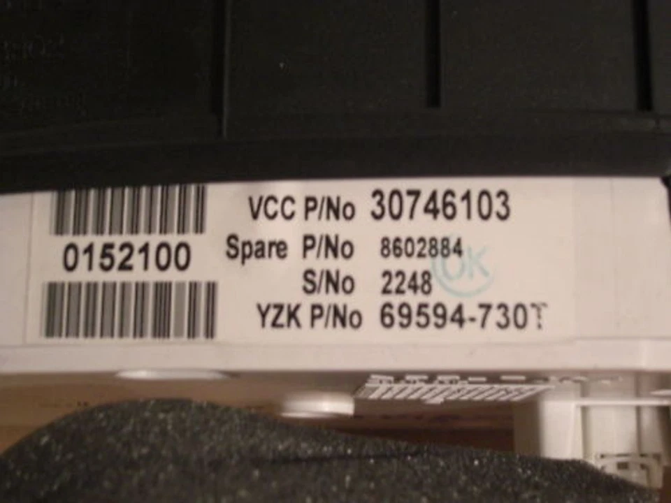 Volvo S60 2005 2006 2007 2008 2009 velocímetro original de fábrica grupo fabricante de equipos originales Foto 3 de 3
