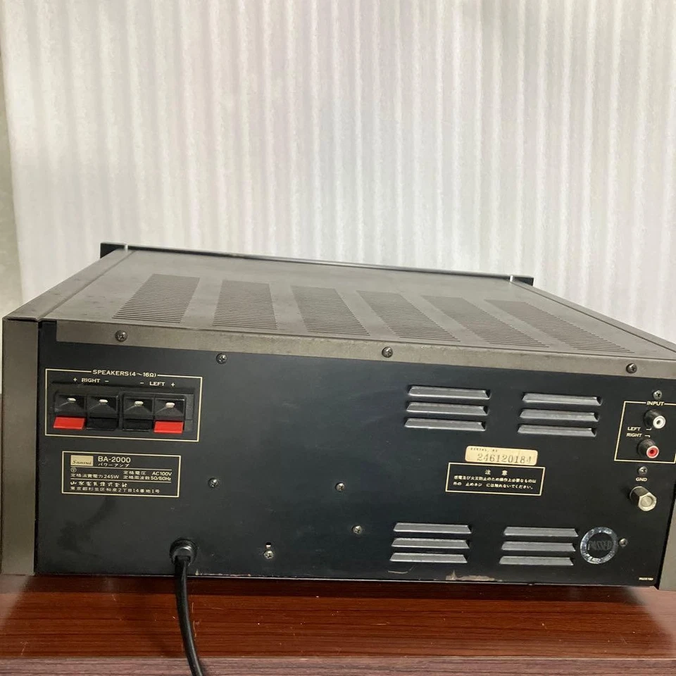 SANSUI BA-2000 Stereo Power Amplifier AC100V Tested Working - Image 3 of 4