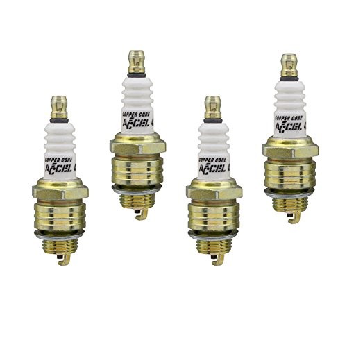 Accel 0437S-4 Shorty Copper Core Spark Plug Pack of 4