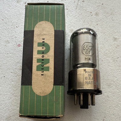 National Union 6S8GT Electron Tube Model 6S8GT MPN 6S8GT Type Electron Tube