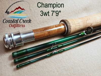 Coastal Creek Outfitters Champion Fly Rod 3 Weight, 7'9'', New & Beautiful