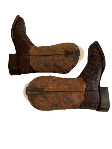 Dan Post Westernstiefel Herren Caiman Maxwell 9,5 braun Stockman neu im Karton exotisch 11 Zoll - Bild 5 von 8