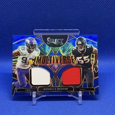 2025 Panini Select Multiverse Prizm Patch Danielle Hunter Vikings Texans NFL