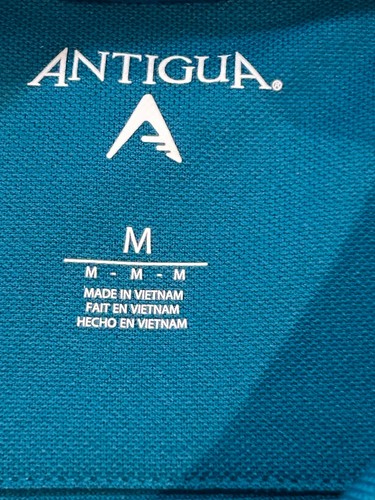 Camicia da golf Jacksonville Jaguars taglia media 46" petto verde acqua manica corta NFL - Foto 8 di 10