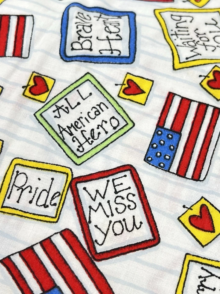 军旗尊严荣誉棉织物1码44英寸宽无品牌彩色 — 第 3/4 张图片