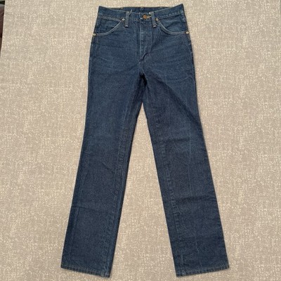 Wrangler 936 Jeans Mens 29x32 Blue Denim Slim Fit Made USA Cowboy Cut Dark Wash