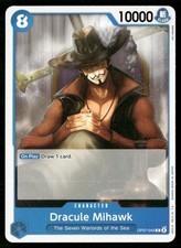 2024 500 Years in the Future Dracule Mihawk Character / Blue/The Seven Warlords