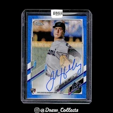 2021 Topps Chrome #RA-JHO Jordan Holloway #RA-JHO Blue Wave Autographs #/150