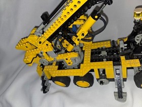 Lego Set 8438 Pneumatic Technic Crane Truck Yellow Black Retired Set~ Read
