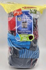 New Hanes Boys Boxer Briefs 12-Pack Comfort Flex Waistband Tagless XL 16-18