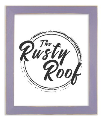 Distressed Emily - French Lilac Picture Frame - Solid Wood